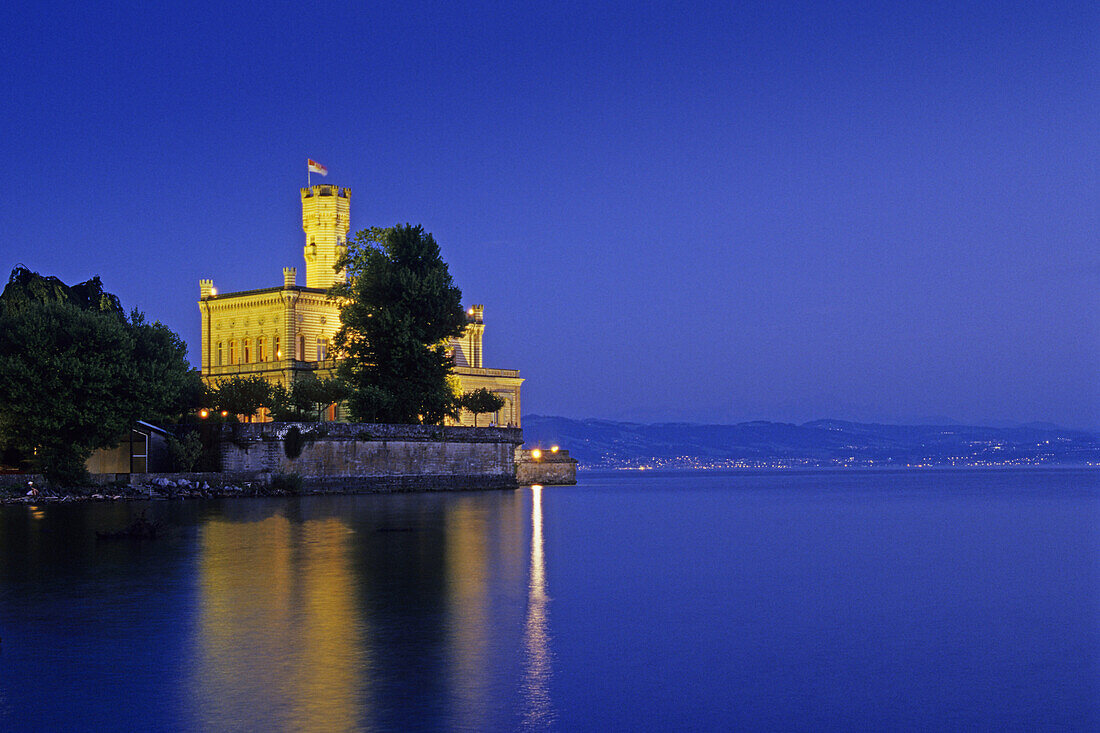 Monfort castle at Lake Constance, Langenargen, Baden-Wurttemberg, Germany