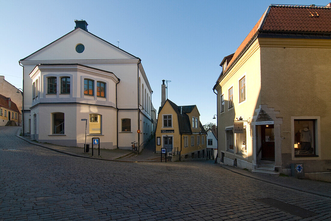 Stadtansicht von Visby, Gotland, Schweden, Skandinavien, Europa