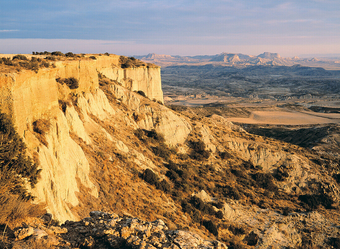 Bardena Blanca, Bardenas Reales Natural Park. Navarre, Spain