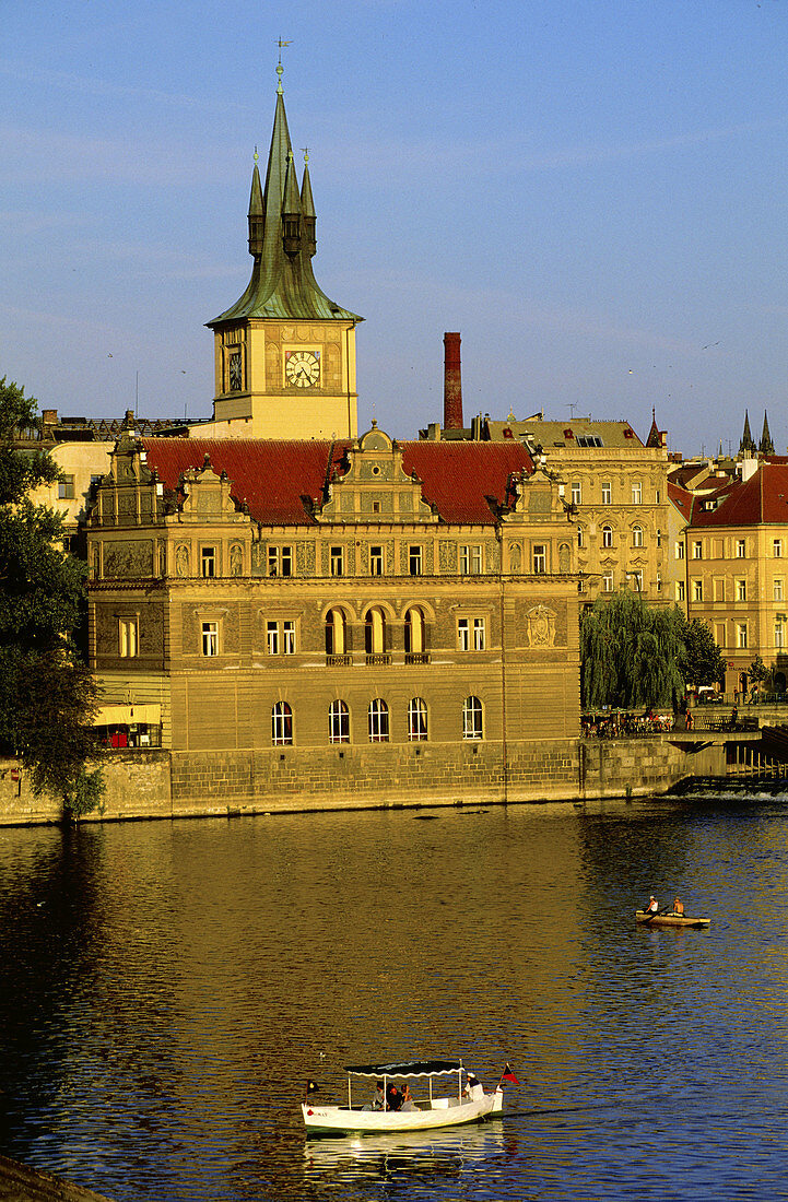 Vltava River, Prague. Czech Republic