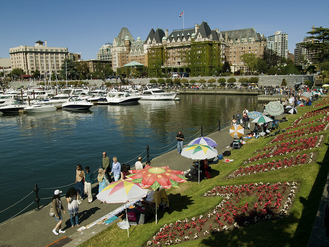 The inner harbour in Victoria, British Columbia, Canada