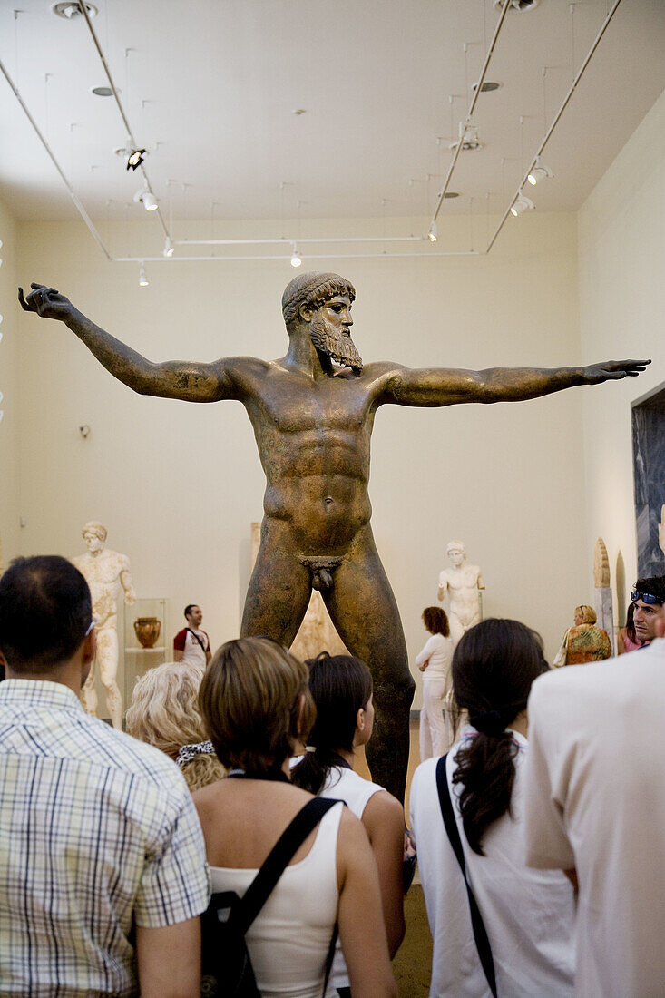 Greece. Athens. Archaeological National Museum. The Poseidon.