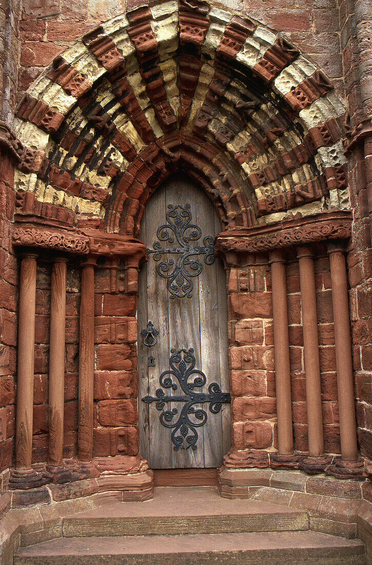 Doorway, St Magnus Cathedral, Kirkwall, Orkney Islands, Scotland