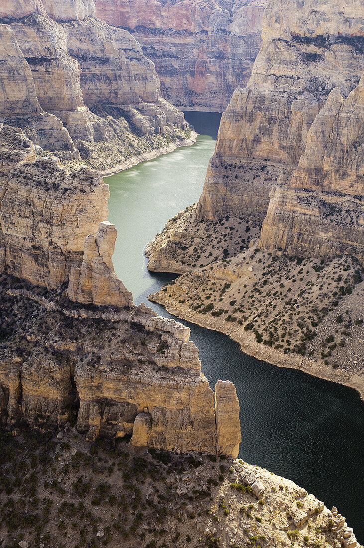 Horseshoe Bend, Bighorn Canyon National Recreation Area, Wyoming, USA.