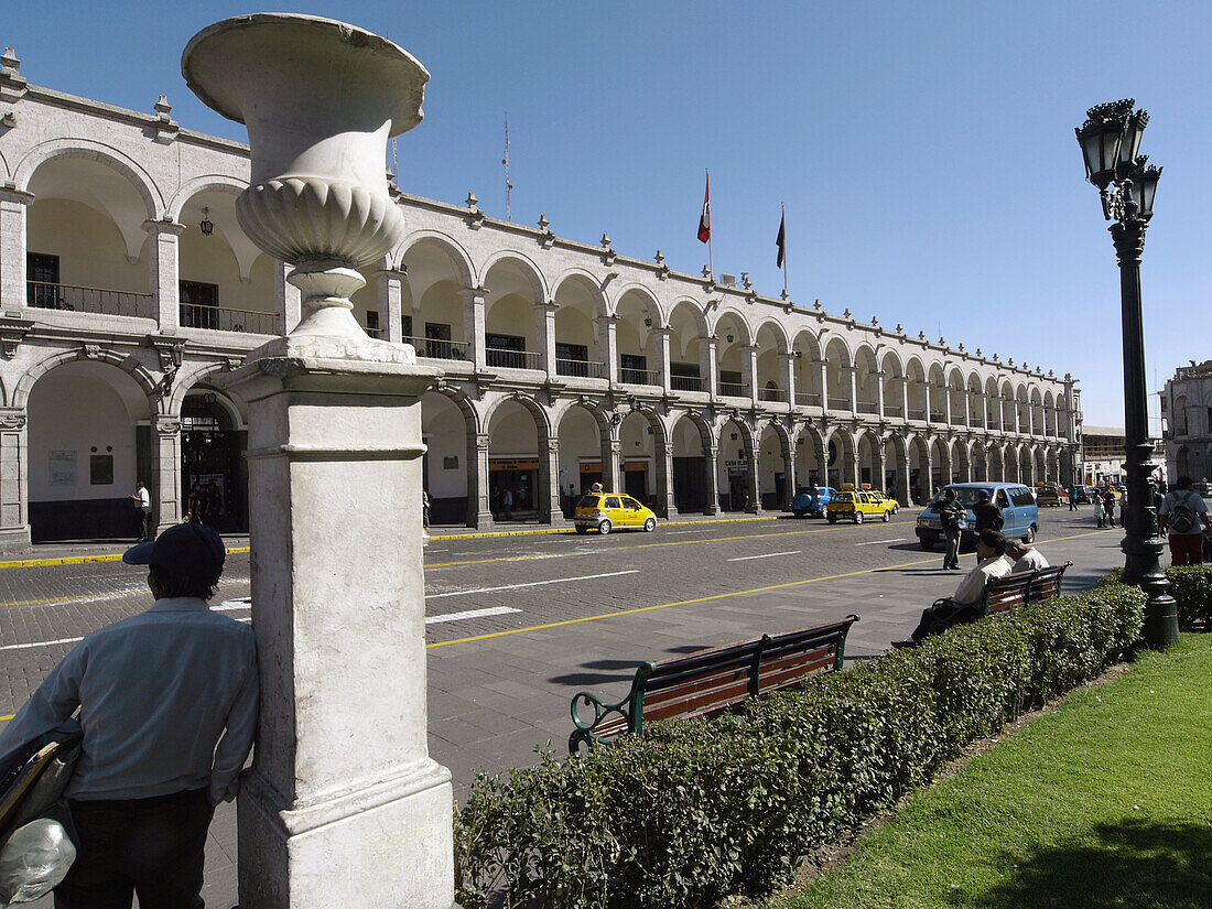 Municipalidad building. Arequipa, Peru.