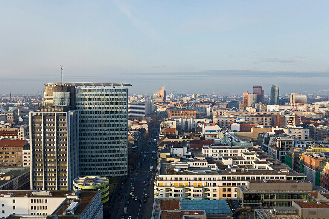 View over Berlin's houses and roofs, Berlin, Germany, Europe