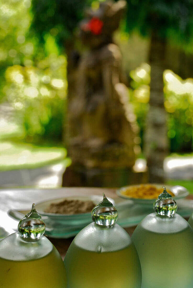Detail of the spa at the Chedi Club, GHM Hotel, Ubud, Indonesia, Asia
