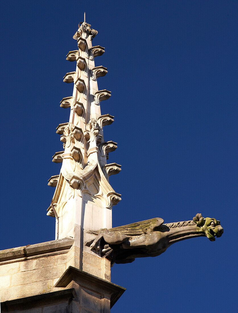 Cathédrale Saint Etienne im Morgenlicht, Jakobsweg, Chemins de Saint-Jacques, Via Lemovicensis, Limoges, Dept. Haute-Vienne, Région Limousin, Frankreich, Europa