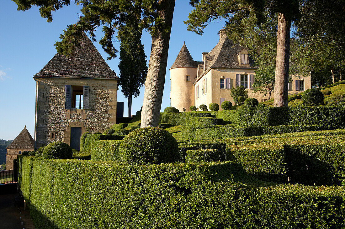 Les Jardins de Marqueyssac, near Beynac, The wy of St. James, Road to Santiago, Chemins de Saint-Jacques, Via Lemovicensis, Beynac, Dept. Dordogne, Région Aquitaine, France, Europe