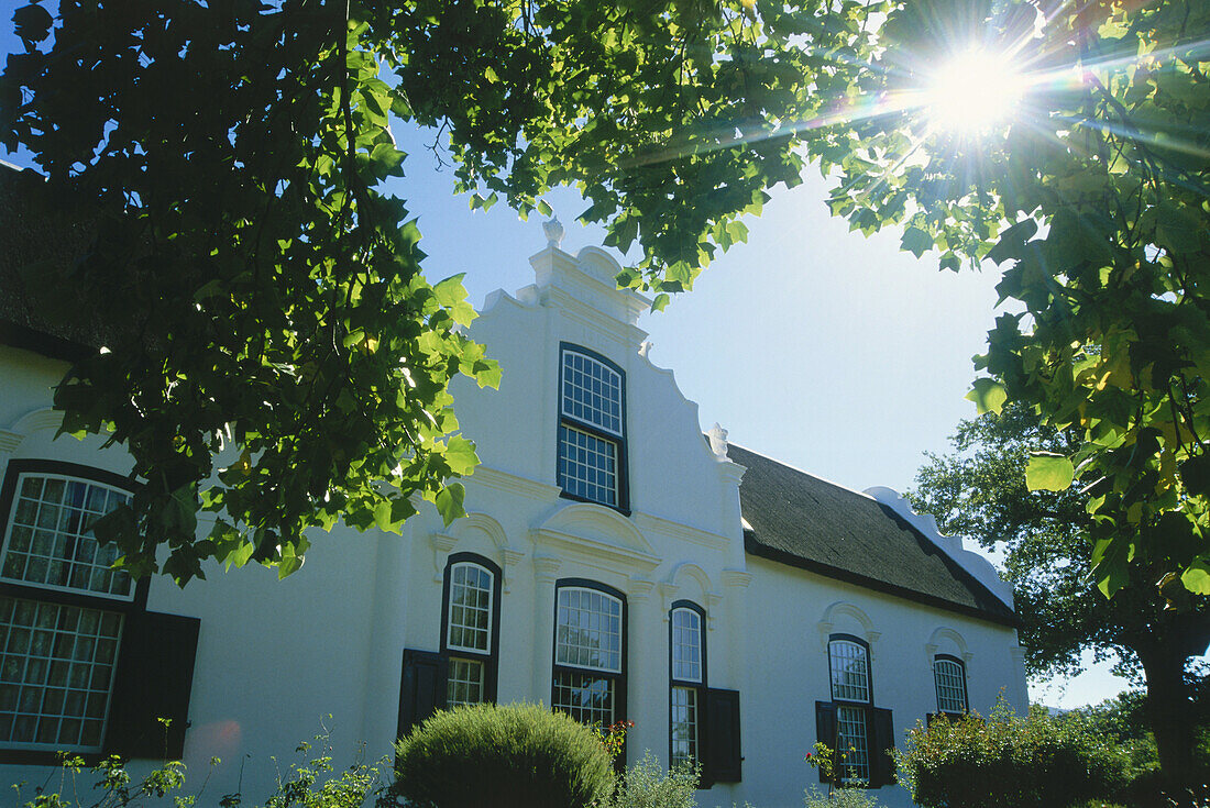 Manor house of Boschendal Estate, Stellenbosch, Western Cape, South Africa, Africa