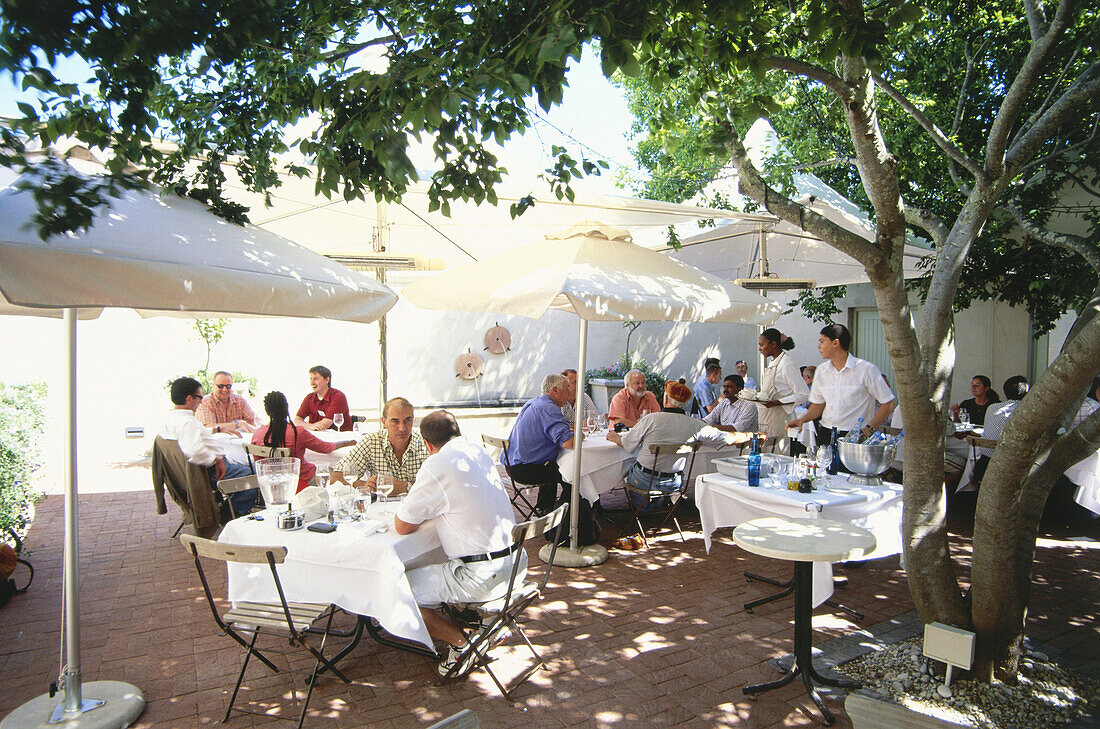 Restaurant Reubens, Franschhoek, Westkap, Südafrika, Afrika