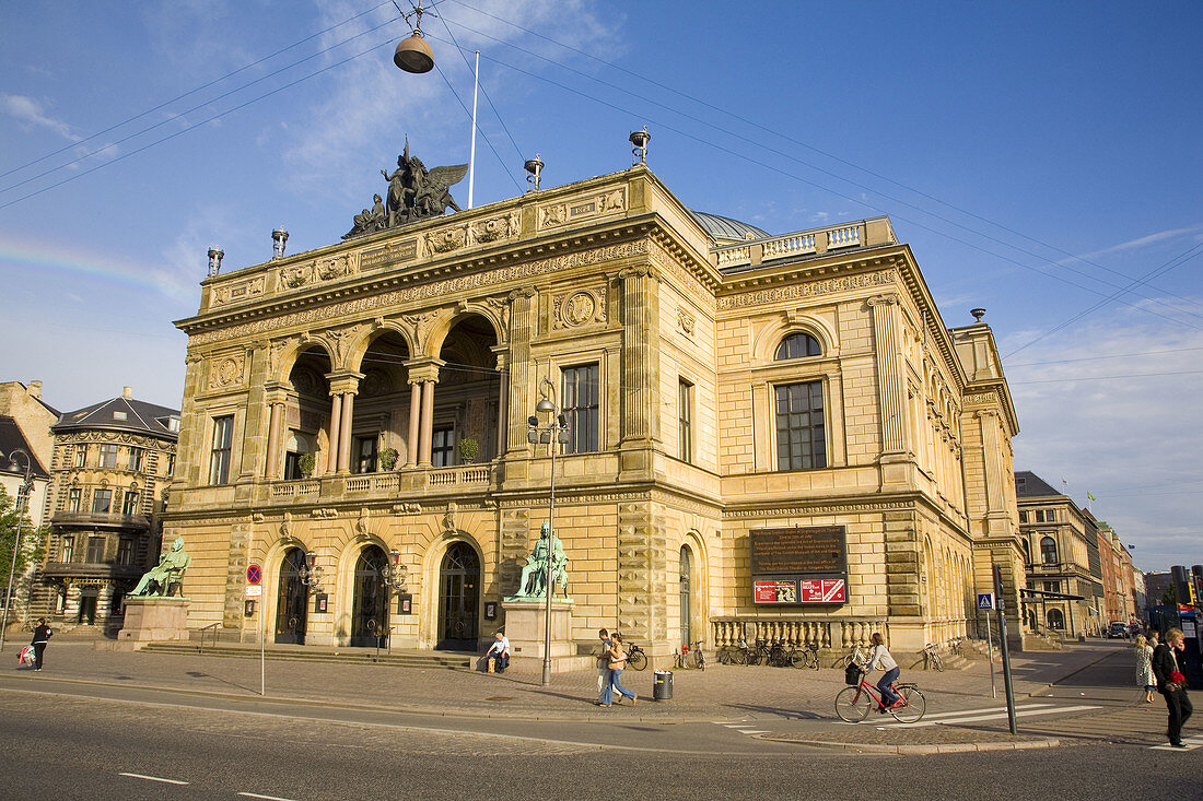 Det Kongelige Teater. Royal Theatre at Kongens Nytorv Square. Copenhagen. Sjaelland. Denmark