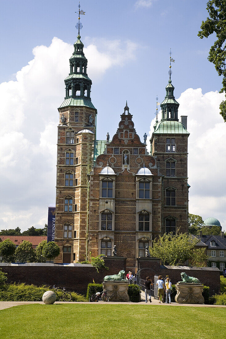 Rosenborg castle and gardens. Copenhagen. Denmark.
