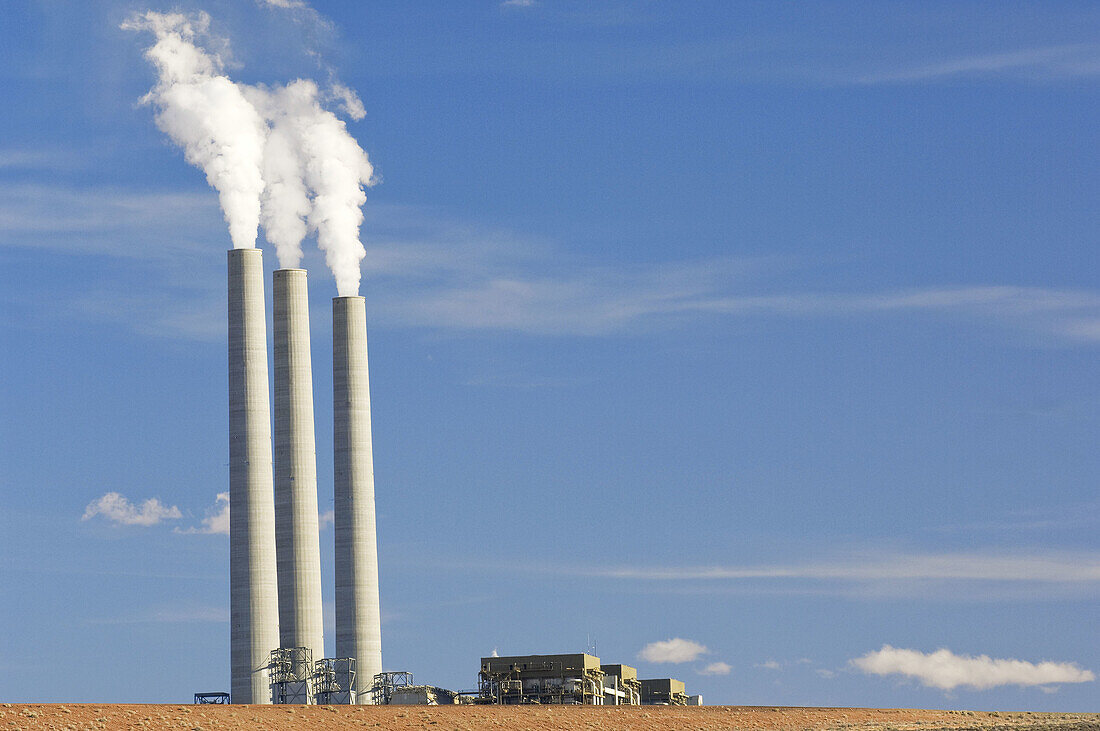 Navajo Nation power plant, Page, Arizona, USA