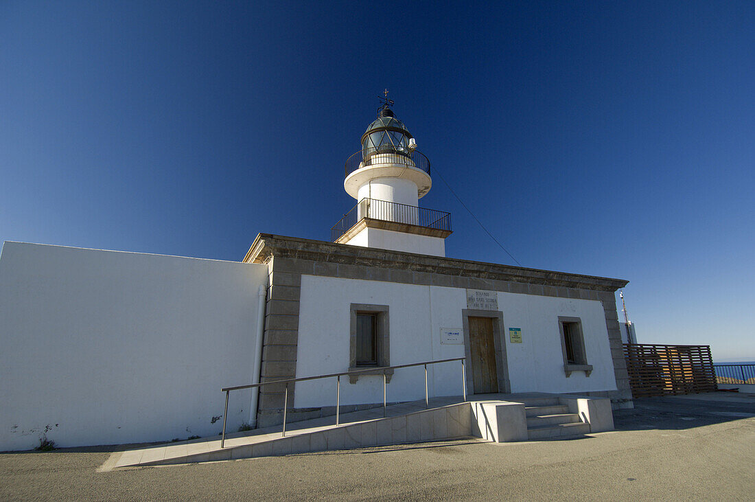 Lighthouse of the Cap de Creus, Girona, Spain; the Easternmost point of the Iberian peninsula