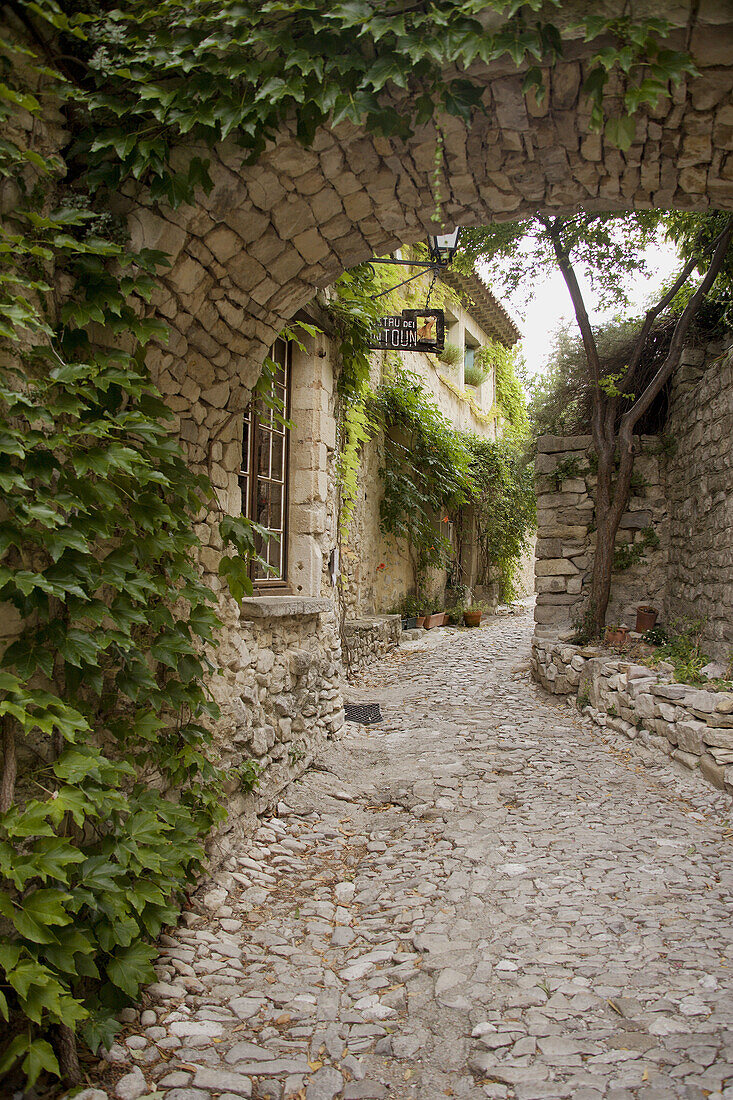 Town of Seguret in Vaucluse, Provence, France