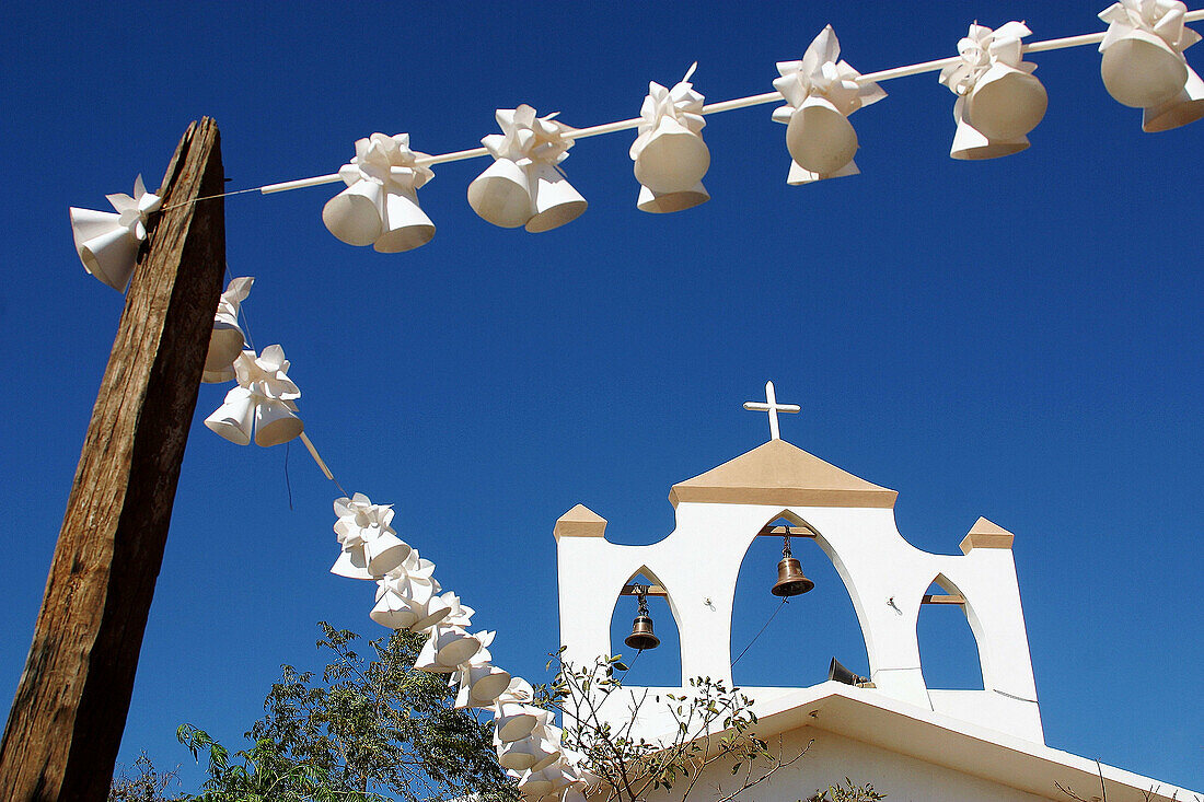 Small church in Troncones, Guerrero, Mexico