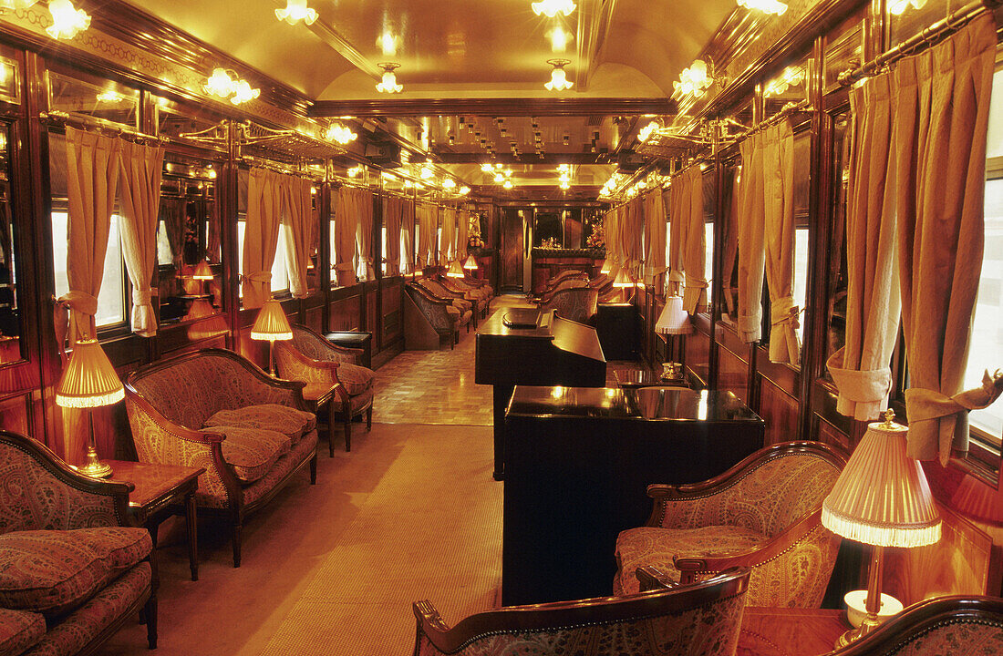Dance coach in Al Andalus Express Train. Andalusia, Spain.