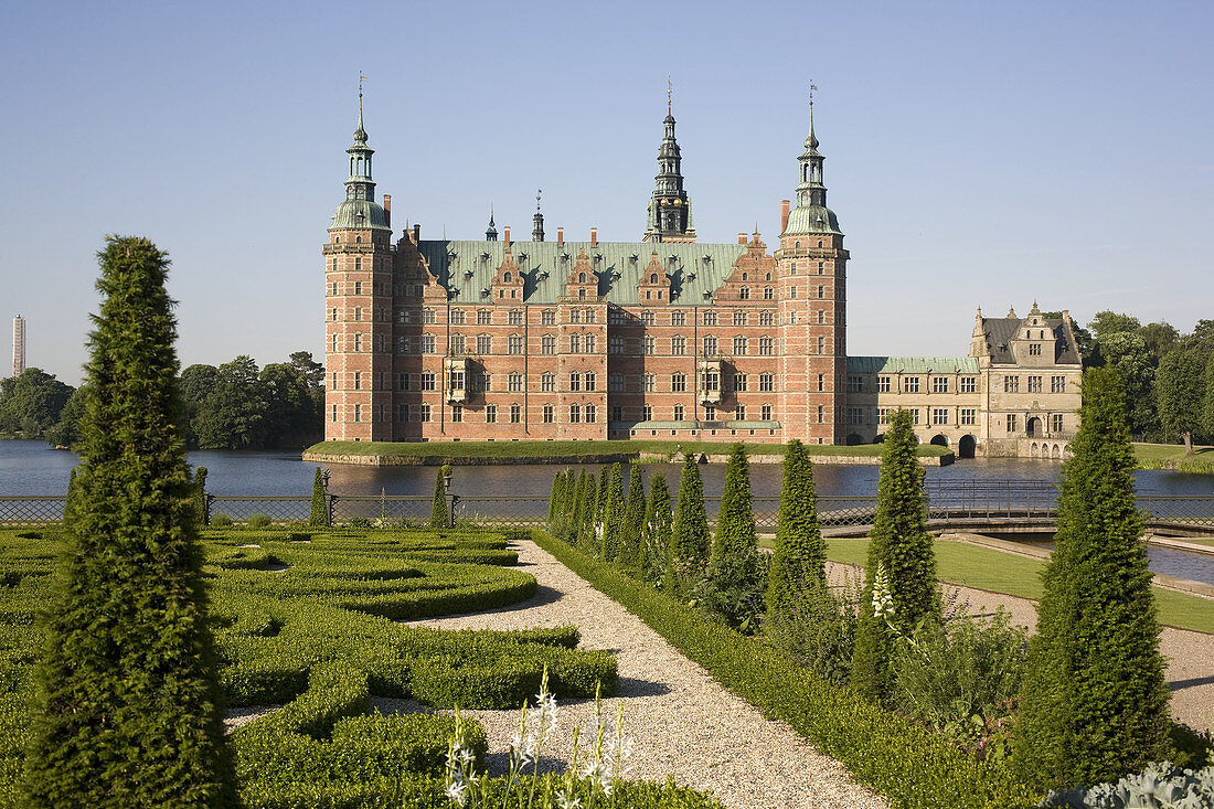 Frederiksborg castle. Hillerød. Denmark.