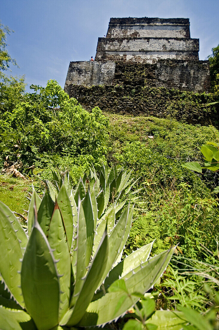 Pyramide von Tepozteco. Tepoztlan. Morelos. Mexiko