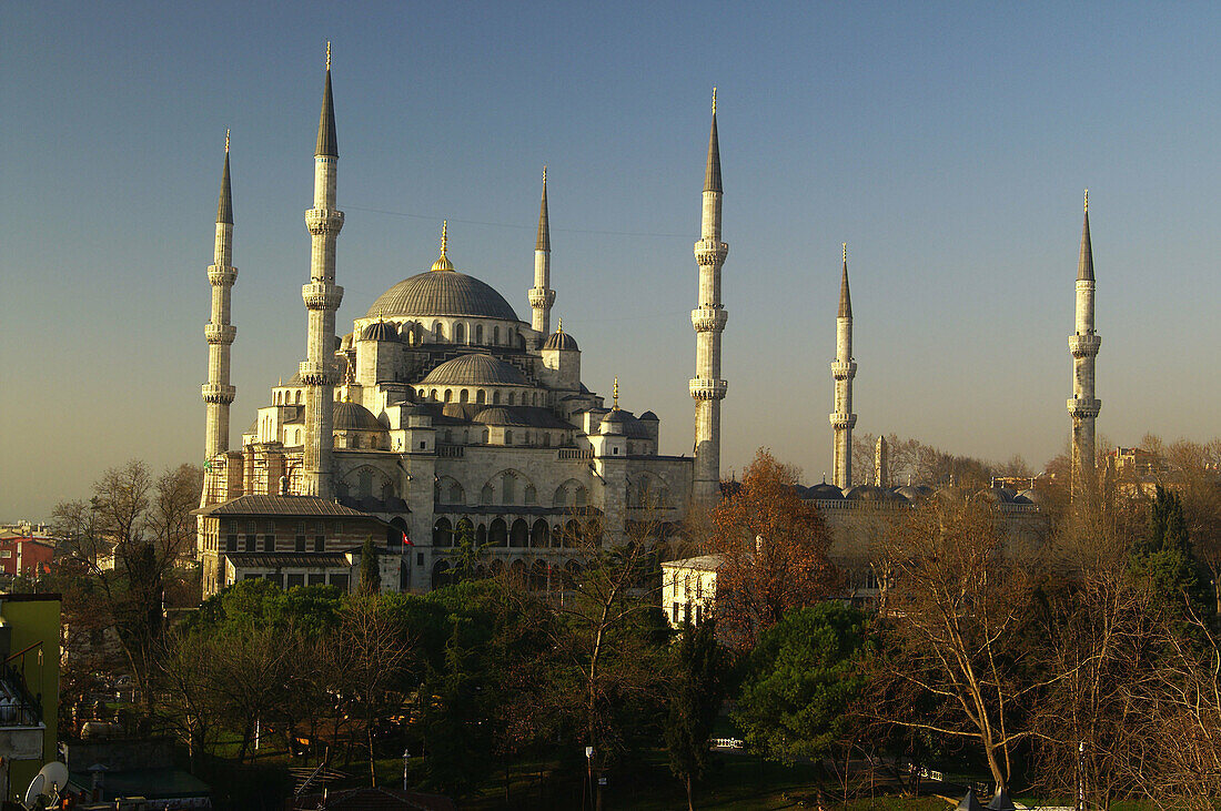 The Blue Mosque (Sultan Ahmet Camii). Istanbul. Turkey