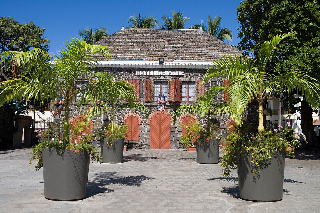 Hote de Ville Rathaus, St. Leu, La Reunion, Indischer Ozean