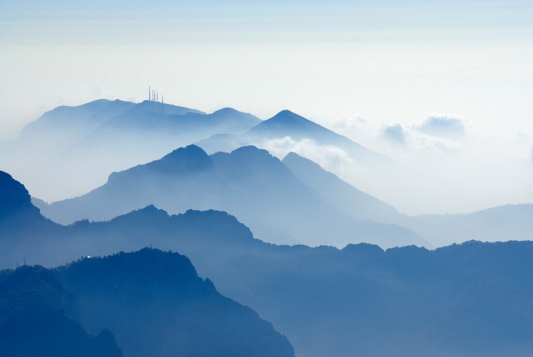 Backdrop scenery from Grigne, Bergamo Alps, Como, Lombardy, Italy