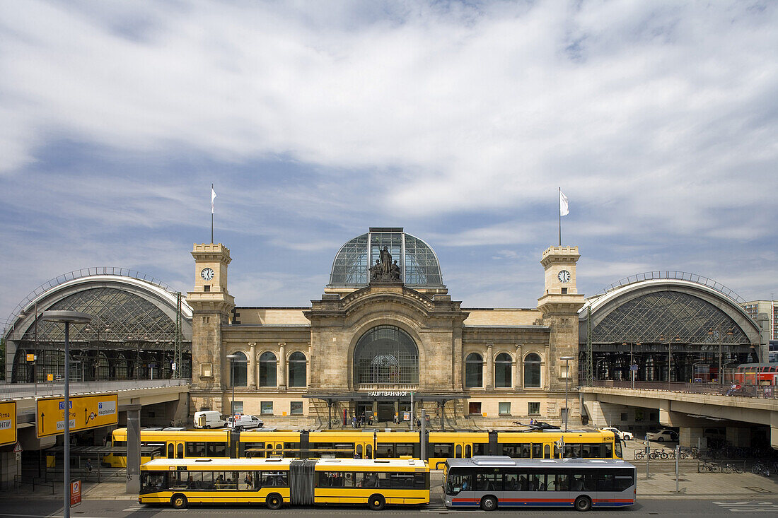 Central station, Dresden, Saxony, Germany