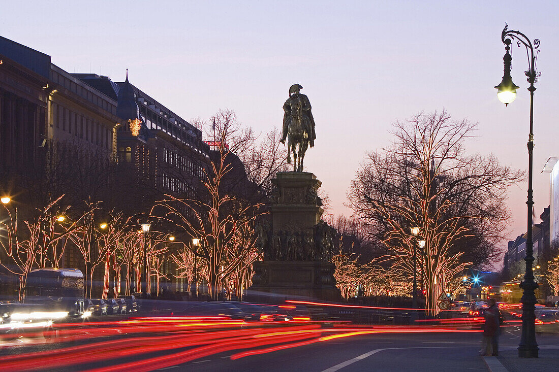 Reiterstandbild Friedrichs des Großen, Unter den Linden, Berlin, Deutschland