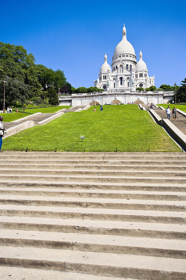 Basilique Sacré-Coeur. Montmartre, Paris, France.