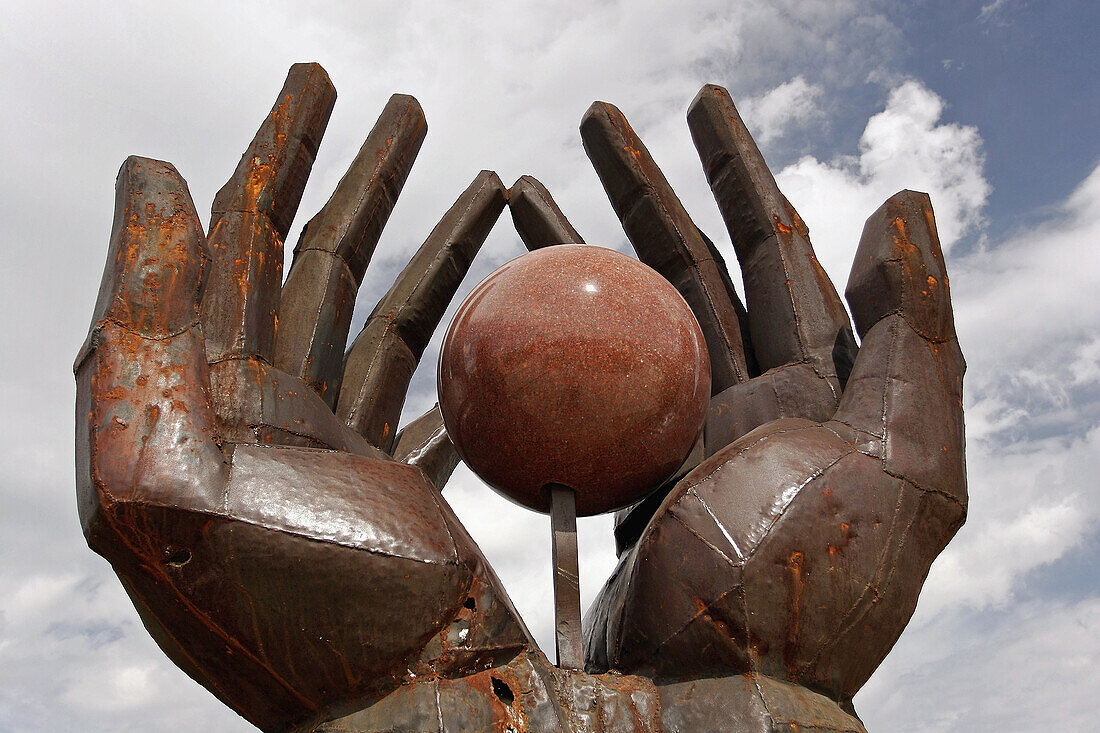 The Worker's Movement Memorial at Statue Park (Szoborpark), Budapest, District XXII, Hungary.