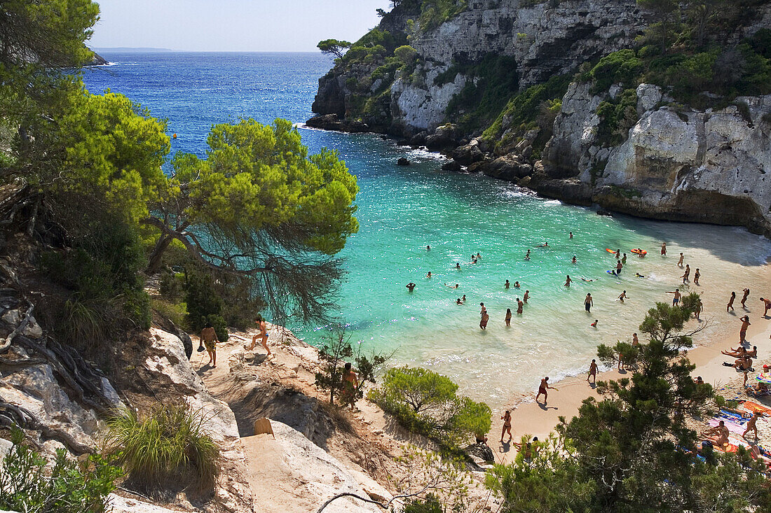 Cala Macarelleta, Minorca. Balearic Islands, Spain