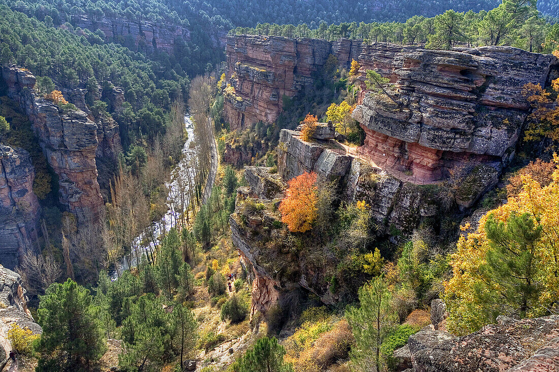 Barranco de la Hoz. Guadalajara province, Spain