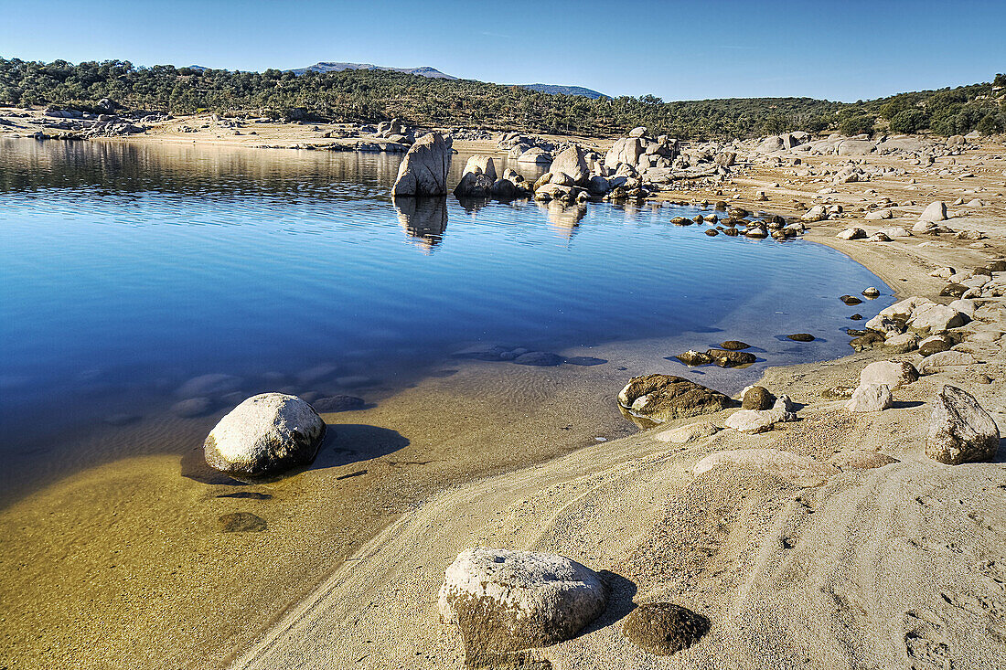 Torcon reservoir. Castilla-La Mancha, Spain