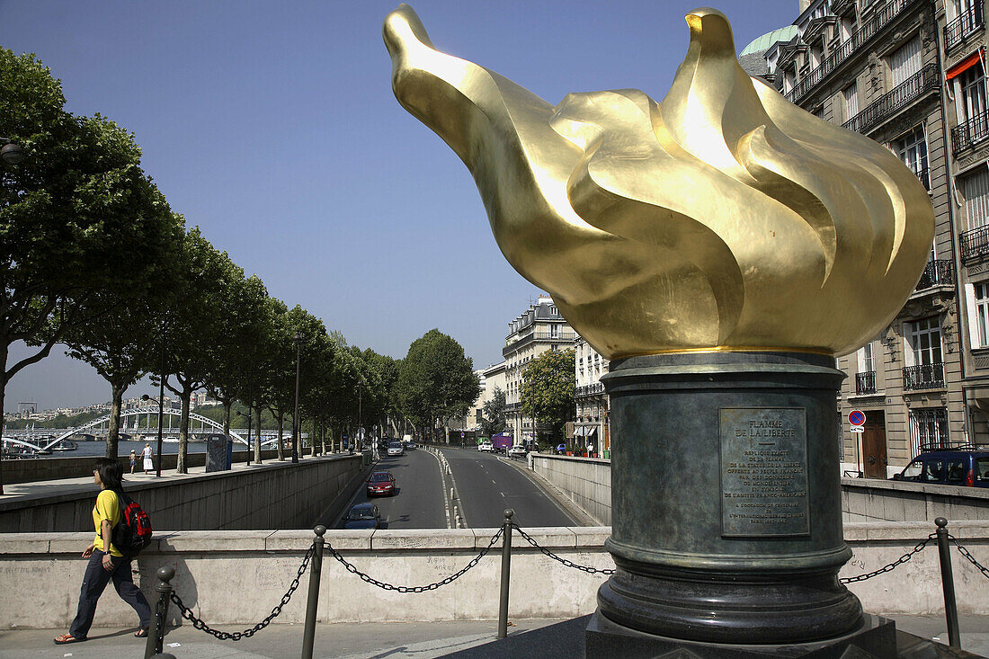 The Liberty Flame. Paris. France