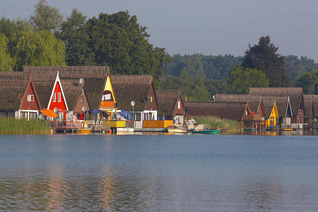 Müritz-Havel-Wasserstraße, Mecklenburgische  Seenplatte, lake of Mirow, Mecklenburg-Vorpommern, Germany, Europe