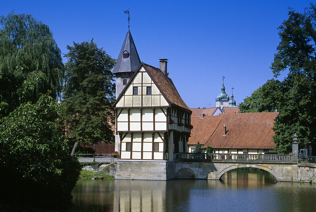 Schloss Burgsteinfurt, Steinfurt, Münsterland, Nordrhein-Westfalen, Deutschland