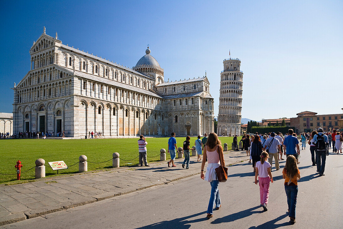 Dom und Schiefer Turm, Pisa, Toskana, Italien