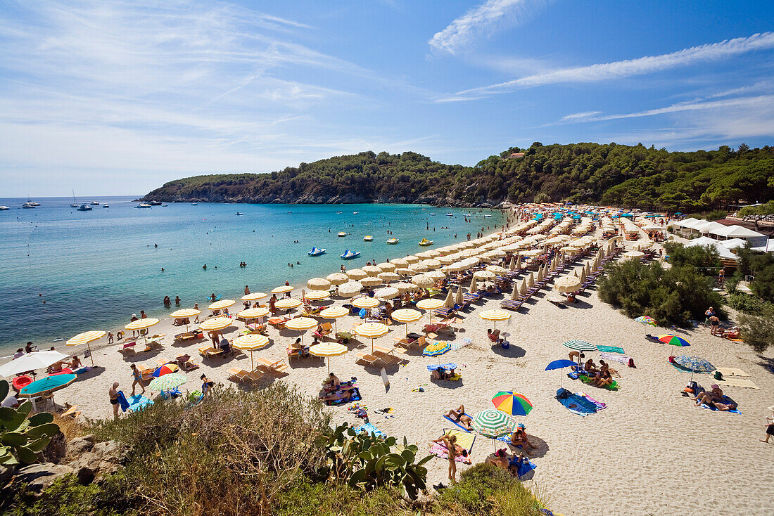 Strand von Fetovaia, Elba, Toskana, Italien