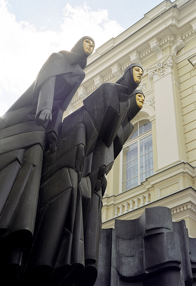 Die drei Museen vor dem Theater, Vilnius, Litauen
