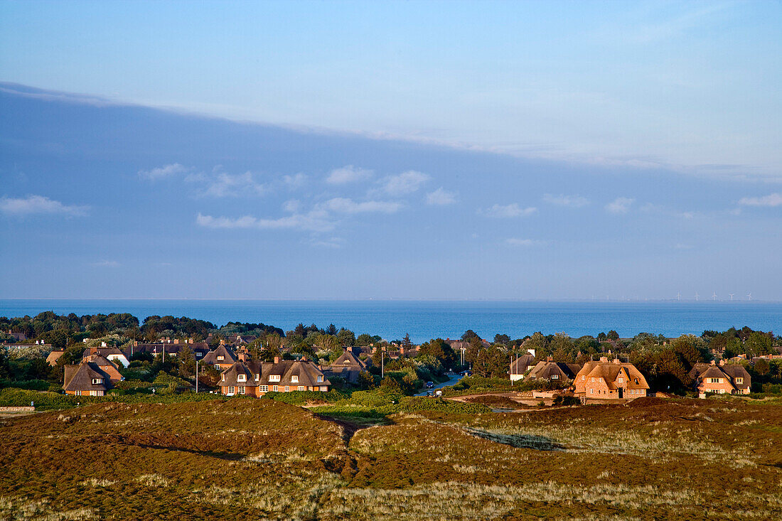 View over Kampen, Sylt Island, Schleswig-Holstein, Germany