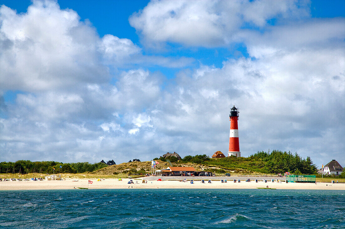 Lighthouse, Hörnum, Sylt Island, Schleswig-Holstein, Germany
