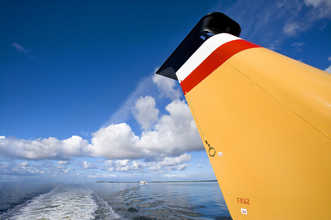 Fähre bei Föhr, Nordfriesland, Schleswig-Holstein, Deutschland