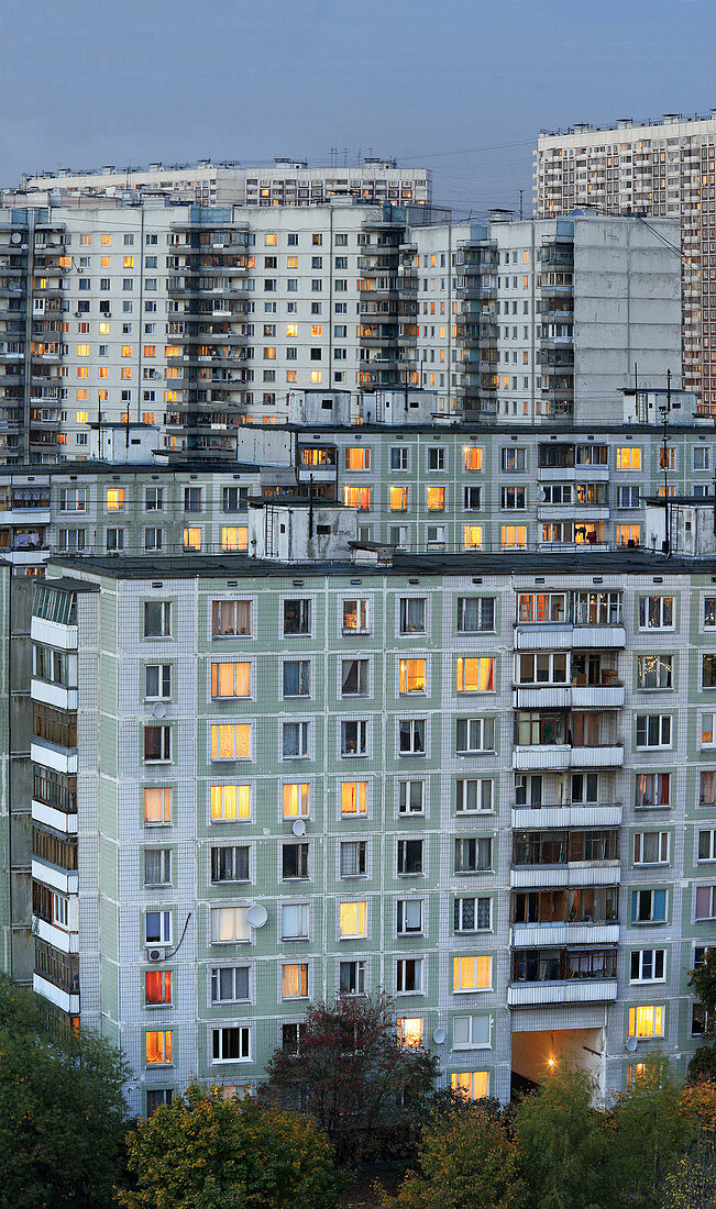 Balconies, Balcony, Building, Buildings, Cities, City, Cityscape, Cityscapes, Close up, Close-up, Closeup, Color, Colour, Condominium, Condominiums, Daytime, Europe, Exterior, Housing, Lights, Moscow, Outdoor, Outdoors, Outside, Russia, Travel, Travels, T