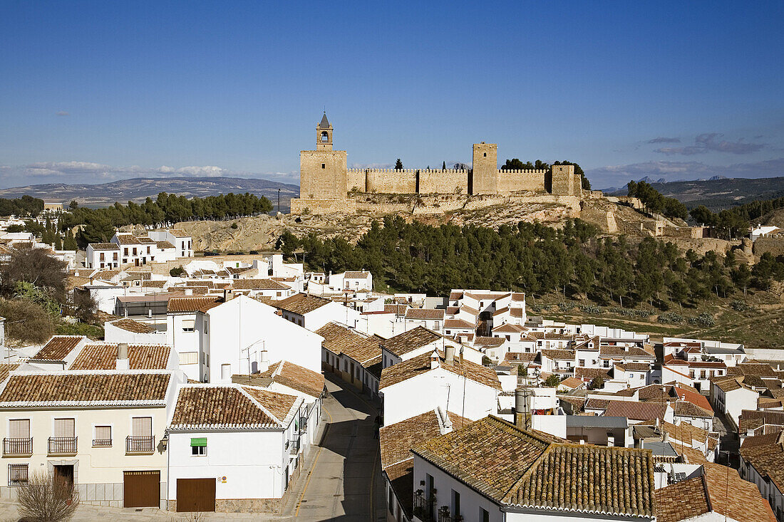 Antequera's castle, XII-XVI Century. Malaga province. Andalucia. Spain