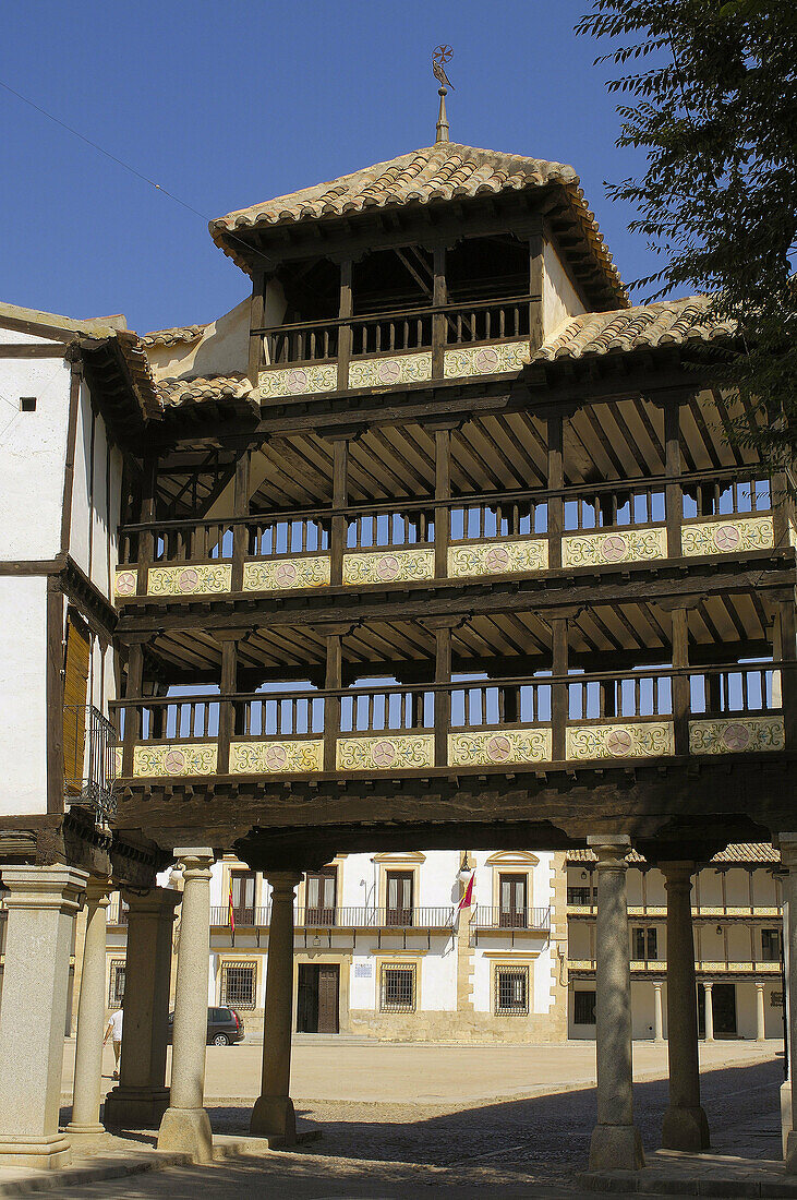 Main Square. 17th Century. Tembleque. Toledo province. Castilla la Mancha. Spain