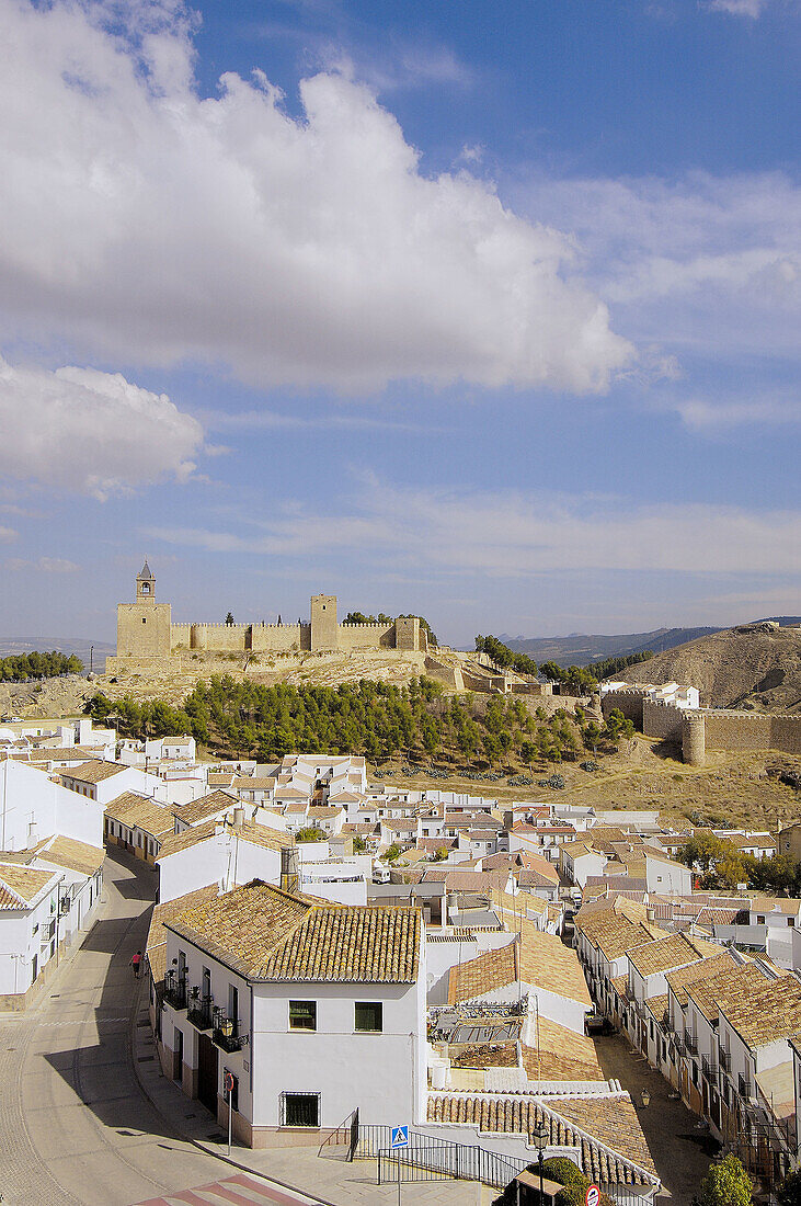 Antequera's castle, XII-XVI century. Malaga province. Andalusie. Spain.