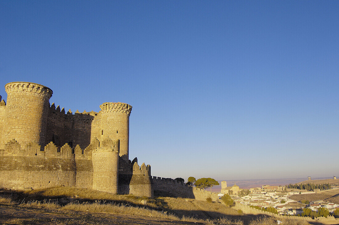 Castillo. Belmonte. Cuenca province. La Mancha. Castille. Spain