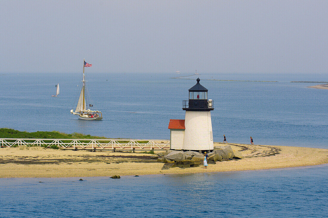 Brant Point Lighthouse, Nantucket Island, Massachusetts, USA