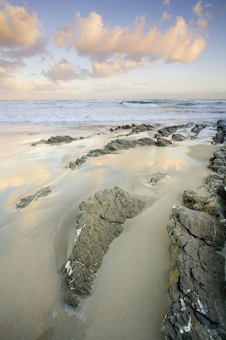 Shore and clouds